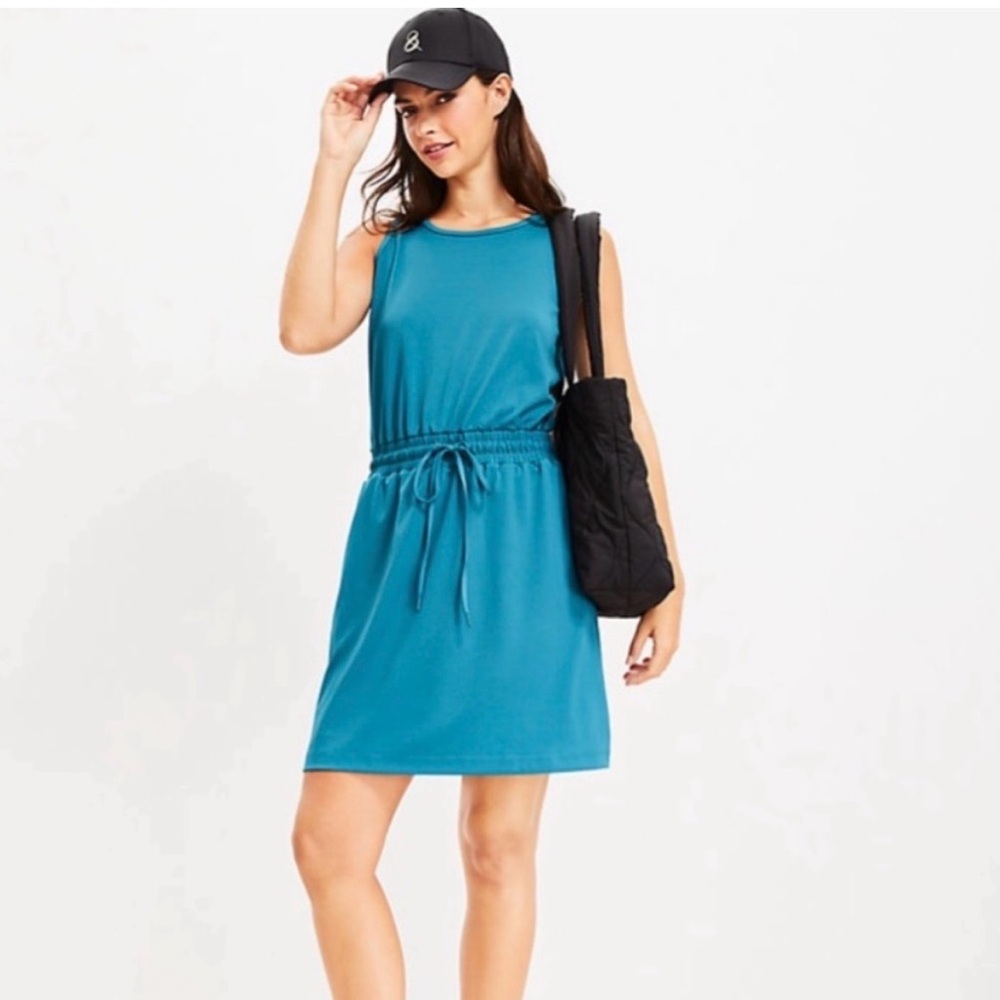 Lou & Grey Teal Sleeveless Dress